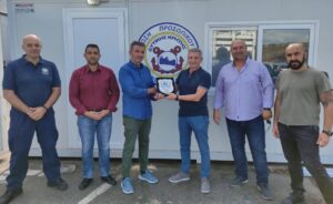 Με τον Πρόεδρο Κατσικανδαράκη Βασίλειο και μέλη του Δ.Σ. της ΕΠΛΣ Δυτικής Κρήτης