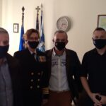 Με την Κεντρική Λιμενάρχη Βόλου Πλοίαρχο ΛΣ Κωνσταντά Βασιλική