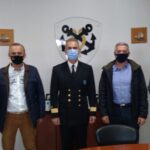 Με τον Διοικητή της 4ης ΠΕ.ΔΙ.Λ.Σ. Αρχιπλοίαρχο ΛΣ. Κανάκη Χρήστο